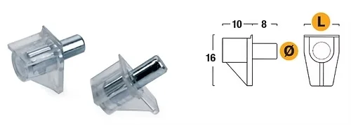 Reggipiano trasparente Ø5 mm
