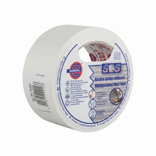 Nastro americano adesivo telato bianco 50 mm x 25 m