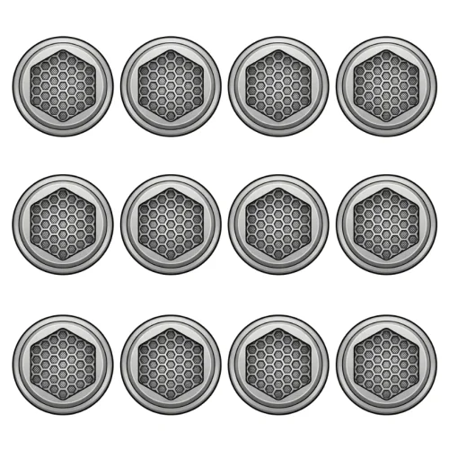 Griglia di areazione diametro 35 in acciaio inox